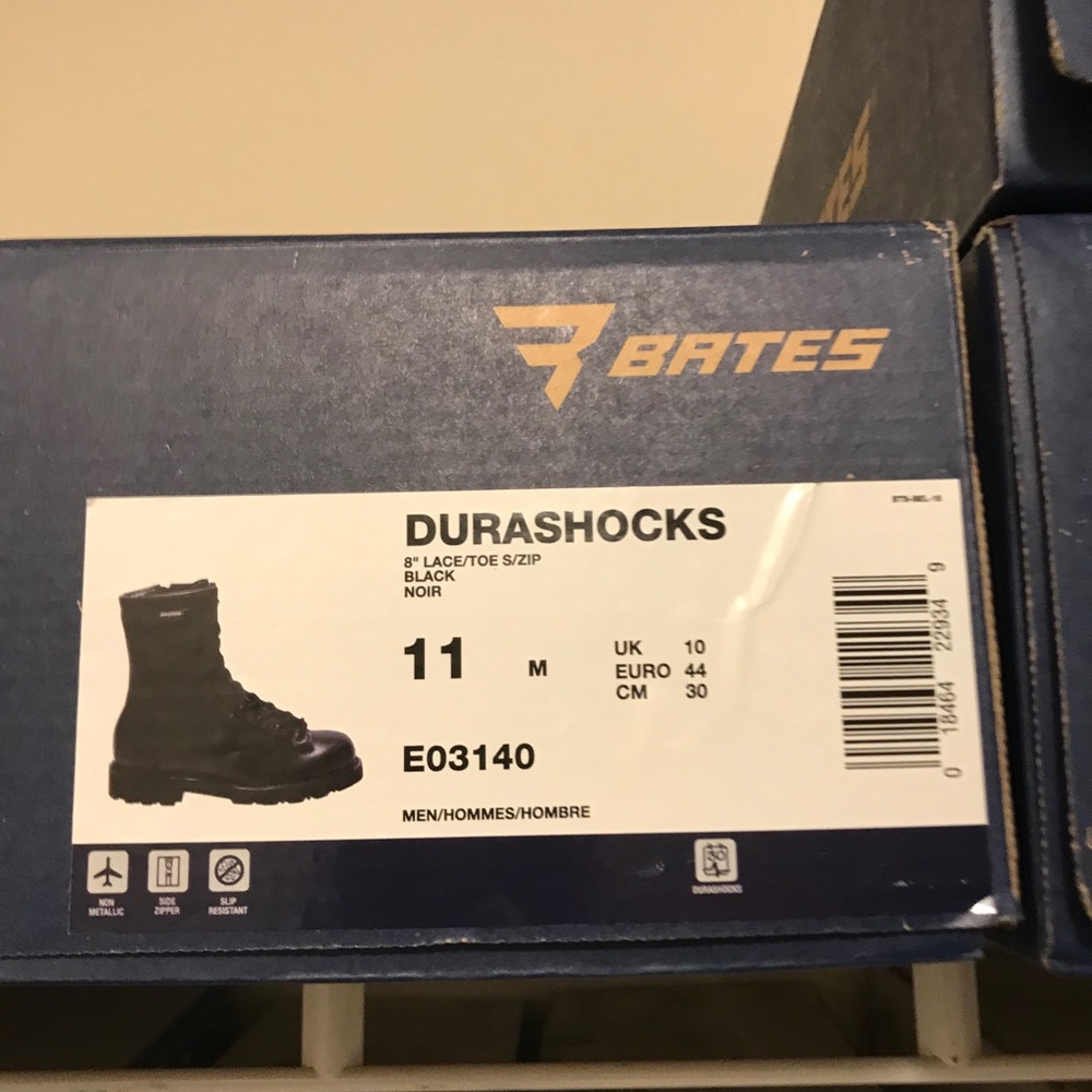 Durashocks Bates Boots size 11 Male